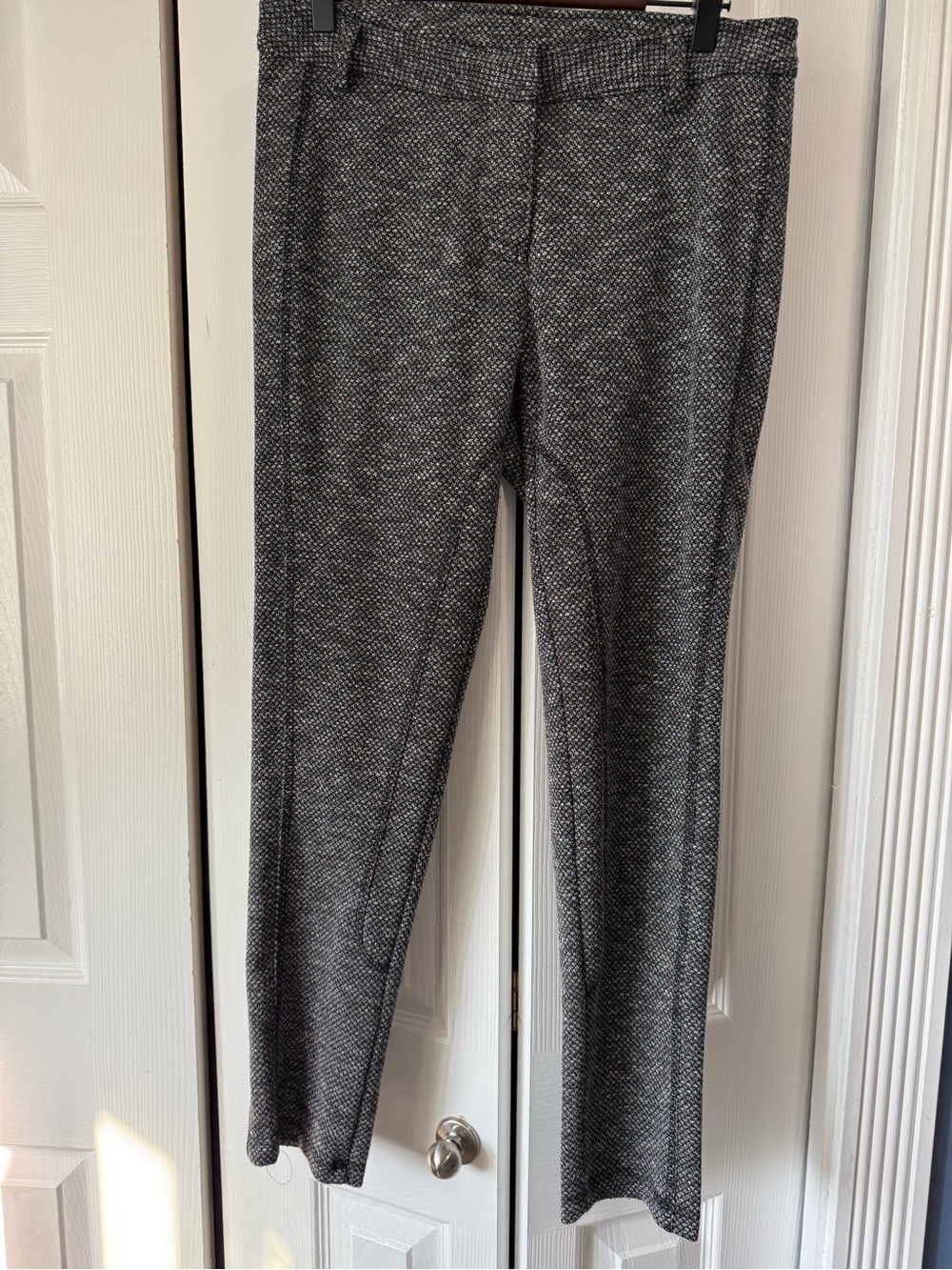 Modo SoLo by We3 Gray Textured Ankle Pants Career Office Stretch Size 6 - Picture 2 of 13